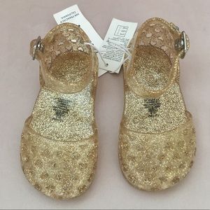 Gold Jelly Baby Toddler Sandal NWT